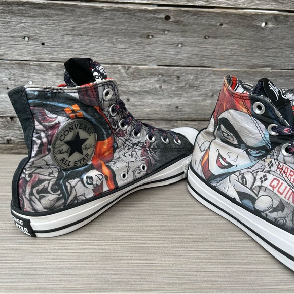HARLEY QUINN X CONVERSE  Hi Top Sneakers - Picture 7 of 10